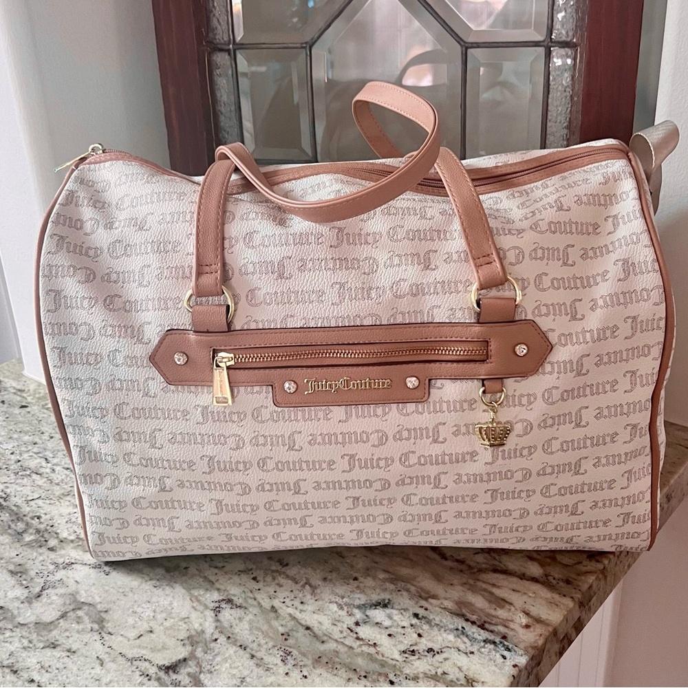 Juicy Couture beautiful travel tote.